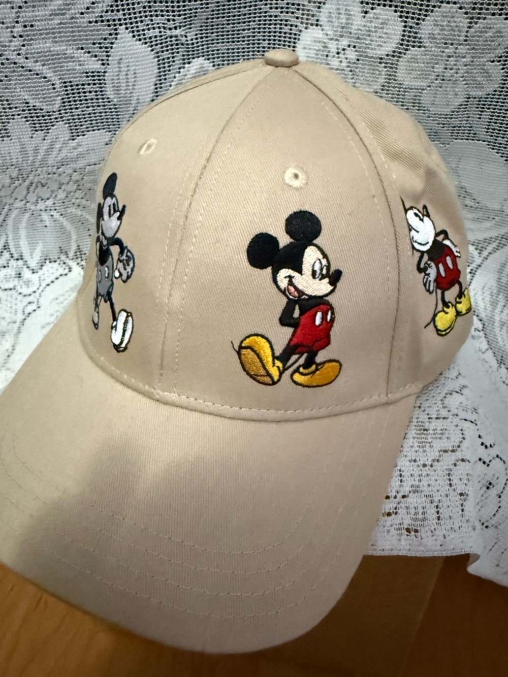 All Over Embroidered Mickey Mouse Hat